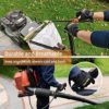 Men Leather Gardening Gloves, Palm Patch Performance Work Gloves for Yard Work, Warehouse Job, Home Improvement, Flexible Breathable Design, Non-Slip Rough Grip (Medium) - Image 5