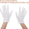Paxcoo 12 Pairs XL White Cotton Gloves for Dry Hand Moisturizing Cosmetic Eczema Hand Spa and Coin Jewelry Inspection - Image 5