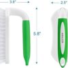 Amazer Scrub Brush Comfort Grip & Flexible Stiff Bristles Heavy Duty for Bathroom Shower Sink Carpet Floor - Pack of 2 (Green+Green) - Image 4