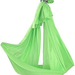 Aerial Yoga Hammock, High Strength Children's Elastic Hammock Breathable Relieve Pain for Children Use for Yoga Green