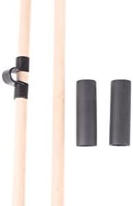 2 Pcs Wooden Yoga Pole Stick Buckle Open Shoulder Beauty Back Posture Corrector Multipurpose Stick Yoga Sticks Stretching Tool Humpback Correction Sticks for Spine, Back, Neck, Clavicle