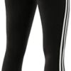 adidas Women's LOUNGEWEAR Essentials 3-Stripes Leggings - Image 5