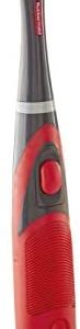 Rubbermaid Reveal Cordless Battery Power Scrubber, Red, Multi-Purpose Scrub Brush Cleaner for Grout/Tile/Bathroom/Shower/Bathtub, Water Resistant, Lightweight, Ergonomic Grip (1839685)