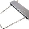 6 String Trapeze Tailpiece for Jazz Archtop Electric Guitar Replacement (Chrome Short) - Image 3