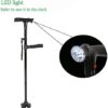 Folding Cane with Led Light, Adjustable Canes and Walking Sticks for Seniors, Walking Cane Stick for Men and Women with Cushion 2 T Handle and Pivoting Quad Base for Arthritis Disabled and Elderly - Image 5