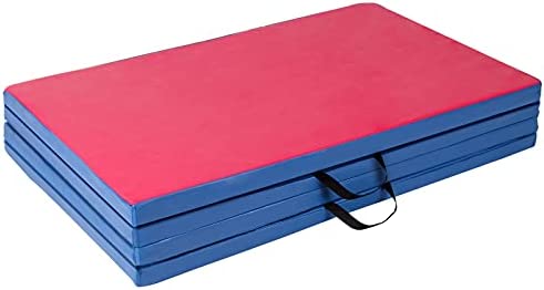 Polar Aurora 4'x8'x2 Pu Leather Folding Gymnastics Gym Tumbling Exercise Martial Arts Mat Pad - Image 4