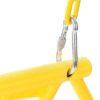 CALIDAKA 21 inch Trapeze Swing Bar Rings,Gym Trapeze Bar and Gym Rings,Playground Trapeze Bar and Rings,Heavy Duty Chain Swing Set Accessories with Locking Carabiners - Image 5