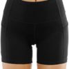 THE GYM PEOPLE High Waist Yoga Shorts for Women's Tummy Control Fitness Athletic Workout Running Shorts with Deep Pockets - Image 2