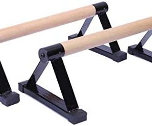 Strength Training Pushup Stands, 1 Pair Wooden Push-Ups Bar Press-Up Support Stand Gym Exercise Equipment with Non-Slip Sturdy Structure Push Up Bars for Women Men Portable Fitness