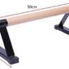 Strength Training Pushup Stands, 1 Pair Wooden Push-Ups Bar Press-Up Support Stand Gym Exercise Equipment with Non-Slip Sturdy Structure Push Up Bars for Women Men Portable Fitness - Image 3