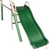 ALEKO Outdoor Sturdy Child Swing Set with 2 Swings, Trapeze, Glider, and Slide - Image 5