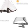 ZCXBHD 5 Meter Premium Yoga Aerial Silks Equipment Aerial Yoga Hammock Safe Deluxe Aerial Kit Antigravity Yoga Swing (Color : Pink) - Image 2