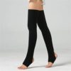 Women Professional Yoga Socks - Calf Knitted Leg Warmers Yoga Socks Boot Cover - Image 4