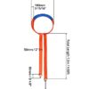 QWORK Battery Lifting Sling, 2" x 6' Polyester Web Sling, 5512 lbs Load Capacity, Forklift Battery Rope Sling with 2 Hooks - Image 6