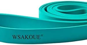 WSAKOUE Pull Up Bands, Resistance Bands, Pull Up Assist Band Exercise Resistance Bands for Body Stretching, Powerlifting, Resistance Training