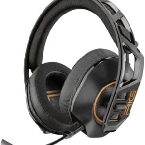 RIG 700HD Ultra-Light Wireless Gaming Headset with Removable Noise Canceling Microphone for Windows 10 and Windows 11 PCs, Mac, PS4, PS5, USB - Black