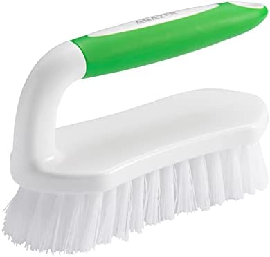 Amazer Scrub Brush Comfort Grip & Flexible Stiff Bristles Heavy Duty for Bathroom Shower Sink Carpet Floor - Pack of 2 (Blue+Green) - Image 2