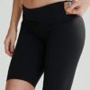 ZUTY 10" Biker Shorts Women High Waisted with 2 Hidden Pockets Workout Athletic Running Yoga Long Shorts - Image 5