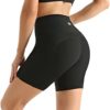 UUE Biker Shorts for Women High Waist Yoga Shorts with Pockets Tummy Control, 5"/6" Women's Gym Run Workout Spandex Shorts - Image 2