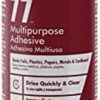 3M Super 77 Multipurpose Spray Adhesive, Low VOC, 14 oz. - Image 2