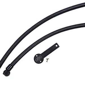 J&L Oil Separator Co. 3.0 Oil Separator Compatible with 2021-2022 Ram TRX 6.2L SC Passenger Side (Black)