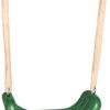 ALEKO Outdoor Sturdy Child Swing Set with 2 Swings, Trapeze, Glider, and Slide - Image 2