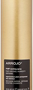 ARROJO Primp Working Spray for Hair - Fast Drying Hair Spray, Humidity Defense Hair Styling Working Spray - Adds Shine & Hold - Conditioning Grip Spray - Primping & Coiffing Heat Styling Spray (8.9oz)