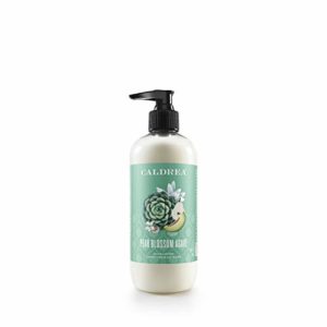 Caldrea Hand Lotion, For Dry Hands, Made with Shea Butter, Aloe Vera, and Glycerin and Other Thoughtfully Chosen Ingredients, Pear Blossom Agave Scent, 10.8 oz (Packaging May Vary)