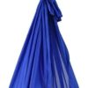 BuyWeek Yoga Hammock, 25KN Nylon Yoga Swings Elastic Yoga Hammock Aerial with Daisy Chains O Ring for Outdoor(Blue) - Image 8