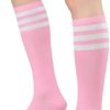 Women Knee High Socks Colorful Long Socks Stripe Tube Socks Athletic Socks for Costum Cosplay - Image 2