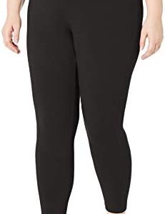 Just My Size Women's Plus-Size Stretch Jersey Full Length Leggings