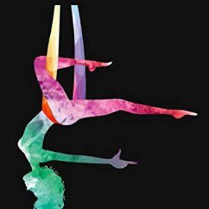Composition Notebook: Aerial Yoga Acrobatic Sport Aerialist Gymnastics Watercolor Workout Yoga Notebook 2020 Journal Notebook Blank Lined Ruled 6x9 100 Pages