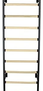 VSB Series 24" Wide Stall Bars/Swedish Bars (With Chin-Up Bar) 72" - 90" Tall