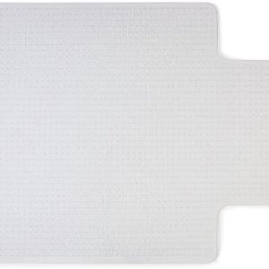 Staples 567298 45-Inch X 53-Inch Low Pile Carpet Chair Mat Lip