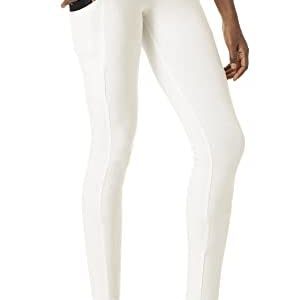 HUE Women's Wide Waistband Blackout Cotton Leggings, Assorted