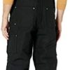 Carhartt Men's Loose Fit Firm Duck Insulated Bib Overall - Image 2