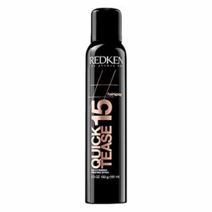 Redken Quick Tease 15 Anti Frizz Finishing Hairspray | For All Hair Types| Enhances Texture & Volume | Maximum Control