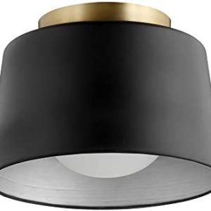 Quorum International Trapeze 11" Flushmount - Noir - 3003-11-69