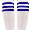 Zando Women's Knee High Socks Classic Knee Socks Opaque Thigh High Stockings Casual Tube Socks Striped Athletic Socks - Image 3