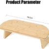 Sunshin Bamboo Meditation Bench with Hinged Folding Legs, Premium Kneeling Stool for Meditations, Prayer, and Yoge, Portable Folding Ergonomic Yoga Bench - Image 7