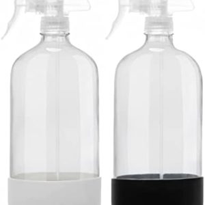 Extra Large Glass Salon Sprayer Bottles - 32 oz Reusable Water Plant Spray & Misting Atomization, Hairdressing, Window and Carpet Cleaning Solution by kitchentoolz