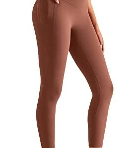 altiland No Front Seam Workout Leggings for Women with Pockets, Tummy Control Yoga Pants, Athletic Gym Squat Proof Capris