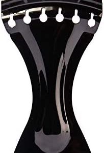 Alnicov Dobro Tailpiece Zinc Alloy for 6 Strings Dobro Resonator Guitar Black