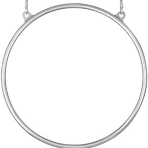 ZEZYXUFM 36" Lyra Hoop Aerial Equipment Sets 2.9FT Double Point Yoga Ring Dancing Circus