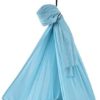 Yoga Hammock Durable Elastic 25KN Aerial Yoga Hammock with Daisy Chains O Ring for Body Aerial Yoga Inversions, Flexibility, Core Strength(Light blue) - Image 9