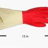 Rubber Gloves - Latex Free Kitchen Cleaning Gloves Household Non-Slip Grip Waterproof Dish Washing Gloves Large 8 1/2" (3-Pack) - Image 5