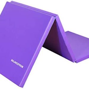 BalanceFrom 1.5" Thick Three Fold Folding Exercise Mat with Carrying Handles for MMA, Gymnastics and Home Gym