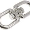 Rannb Eye to Eye Swivel 1250Kg/2755LBS Working Load Stainless Steel Double Eye Swivel 12mm 1/2" Loop Dia - Image 3