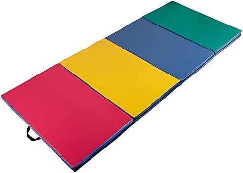 Polar Aurora 4'x8'x2 Pu Leather Folding Gymnastics Gym Tumbling Exercise Martial Arts Mat Pad - Image 5