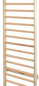 Beyond Balance Wood Swedish Ladder Stall Bar for Fitness, Bodyweight Training, Schroth Therapy, Calisthenics and Gymnastics